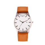 5 cm Espejo de cristal de moda Ultra-Thin PU Unisex 45g 4 Accesorios de movimiento informal Nuevo Cuarzo 8 pulgadas Reloj de aleación de correa simple 1
