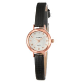 210mm Horario De Cuarzo Para Cuero 8 Fácil Ronda Brazalete Completo Pulsera Sintética Leer Reloj Analógico Muñeca Mujeres 55mm