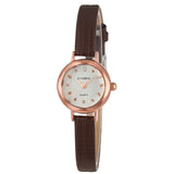 210mm Horario De Cuarzo Para Cuero 8 Fácil Ronda Brazalete Completo Pulsera Sintética Leer Reloj Analógico Muñeca Mujeres 55mm