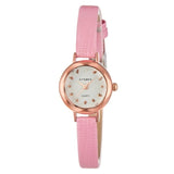 210mm Horario De Cuarzo Para Cuero 8 Fácil Ronda Brazalete Completo Pulsera Sintética Leer Reloj Analógico Muñeca Mujeres 55mm