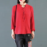 Camisa de algodón de manga larga para mujer Mujeres Tops 2019 Moda Blusas casuales Sólidas Camisa formal elegante para mujer Blusas